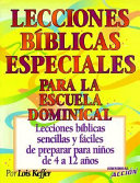 Portada de Lecciones bíblicas especiales para la escuela dominical